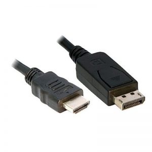 1M DISPLAY PORT V1.2a TO HDMI CABLE M-M