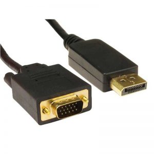 1M DISPLAY PORT TO VGA ADAPTOR CABLE M-M