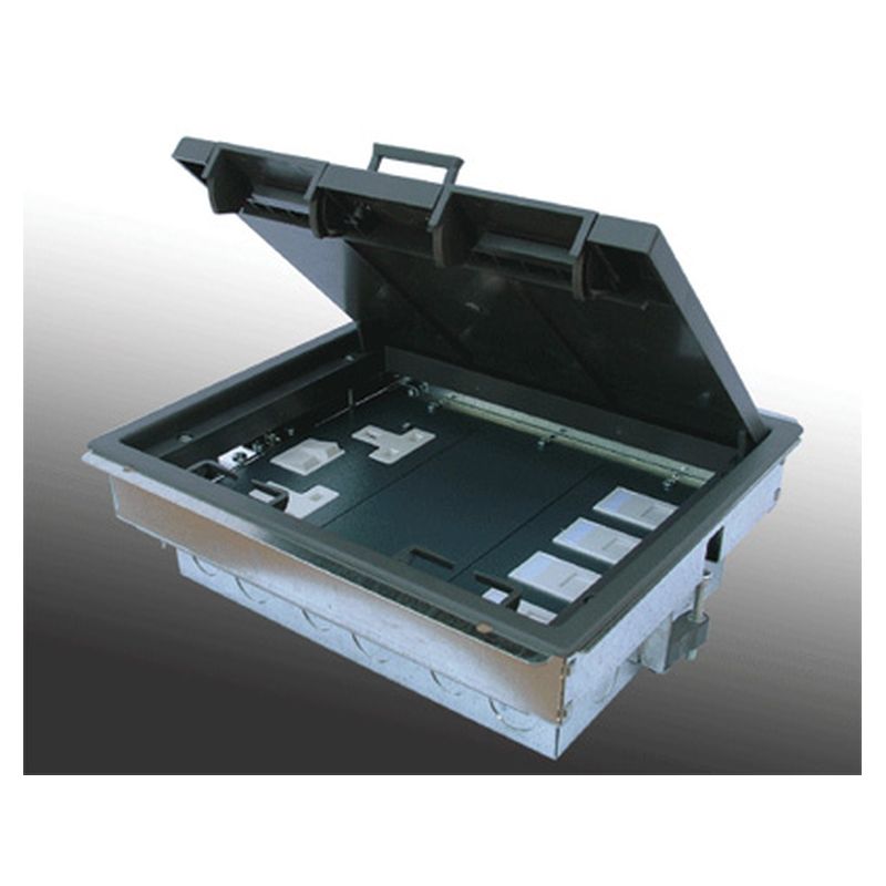 Four Module Floor Box 4 COMPARTMENT FLOOR BOX
