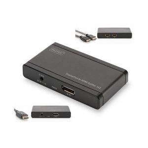 2 WAY DISPLAYPORT TO HDMI SPLITTER