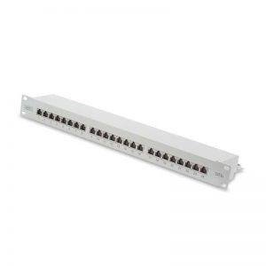 DIGITUS 24 PORT CAT.6A SHIELDED PATCH PANEL - 1U