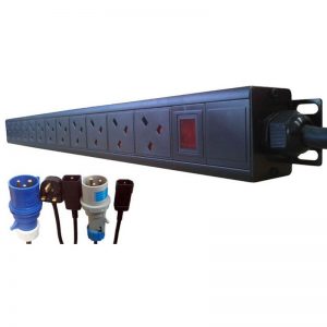 16 WAY 19 RACK UK PDU TO 13A PLUG - VERTICAL"