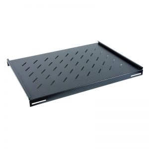 550mm DEEP 19 FIXED VENTED SHELF - BLACK"