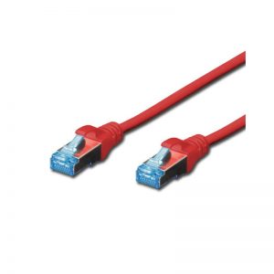 0.5M CAT.5e STP PATCH CABLE - RED