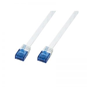 2M CAT.5e UTP FLAT PATCH CABLE - WHITE