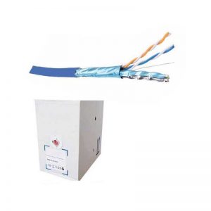 CAT.6a S-FTP STRANDED PATCH CABLE LSZH (305M BOX) -  BLUE