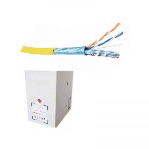 CAT.6a S-FTP STRANDED PATCH CABLE LSZH (305M BOX) - YELLOW