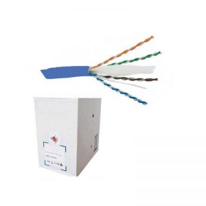CAT.6 UTP STRANDED PATCH CABLE LSZH (305M BOX) - BLUE