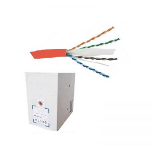 CAT.6 UTP STRANDED PATCH CABLE LSZH (305M BOX) - RED