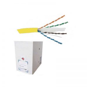 CAT.6 UTP STRANDED PATCH CABLE LSZH (305M BOX) - YELLOW