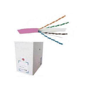 CAT.6 UTP STRANDED PATCH CABLE LSZH (305M BOX) - VIOLET