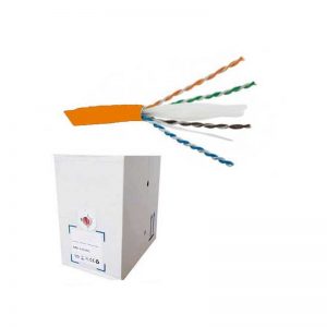 CAT.6 UTP STRANDED PATCH CABLE LSZH (305M BOX) - ORANGE