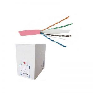 CAT.6 UTP STRANDED PATCH CABLE LSZH (305M BOX) - PINK