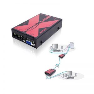 ADDER LINK X-USB PRO KVM EXTENDER - VGA/USB + AUDIO