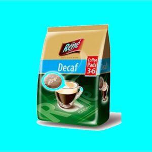 Philips Senseo 36 x Cafe Rene Cremé Decaf Coffee Pads Bags