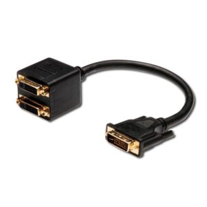 DVI MALE TO 2 x DVI FEMALE SPLITTER CABLE