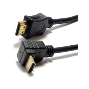5M HDMI-A HIGH SPEED WITH ETHERNET CABLE M TO R/A MALE