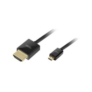 2M MICRO HDMI D PLUG TO HDMI A PLUG CABLE