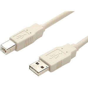 2M USB 2.0 A TO B CABLE - BEIGE