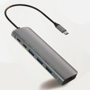 8 IN 1 USB-C - HDMI / 3x USB-A / 2x USB-C PD & DATA / 2x SD