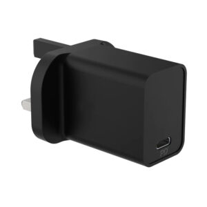 1 PORT USB-C PD MAINS FAST CHARGER 20W - BLACK