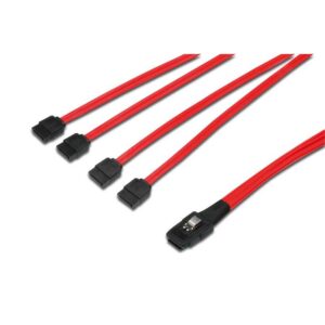 0.5M SAS 36 PIN CONNECTOR TO 4 X SATA CABLE
