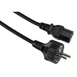 2M EUROPEAN MAINS CABLE - STRAIGHT EURO PLUG TO C13