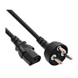 2M DANISH MAINS CABLE - DANISH PLUG TO C13 IEC SOCKET