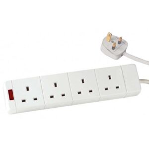 4 WAY MAINS GANG STRIP - 2M