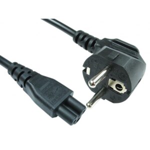 0.75M EUROPEAN MAINS PLUG TO C5 CLOVER LEAF SOCKET CABLE
