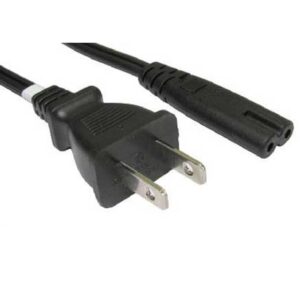 2M US MAINS PLUG TO C7 FIGURE 8 SOCKET CABLE