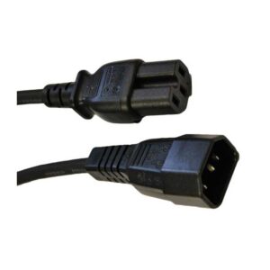 5M IEC MAINS EXTENSION CABLE - C14 TO C15 (HOT)