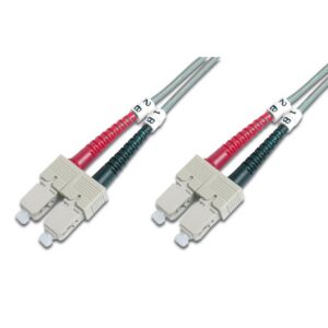 5M OM1 62.5/125 SC-SC DLX 2.8mm FIBRE OPTIC CABLE - GREY