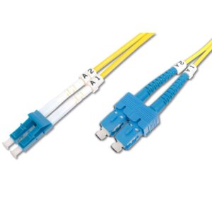 3M OS2 9/125 LC-SC DLX 2.8mm FIBRE OPTIC CABLE - YELLOW