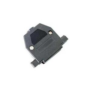 25 PIN D-SUB D TYPE HOOD - BLACK PLASTIC