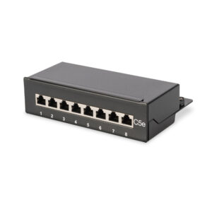 DIGITUS DESKTOP CAT.5e CLASS D PATCH PANEL - SHIELDED