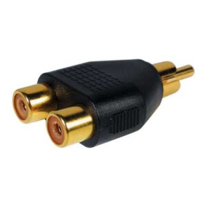 PHONO PLUG TO 2 x PHONO SOCKET