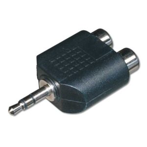 3.5mm STEREO JACK TO 2 x PHONO SKT.