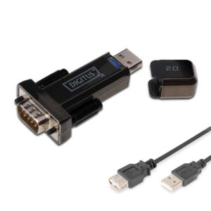DIGITUS USB 2.0 TO DB9 SERIAL ADAPTOR /  CABLE (FTDI)