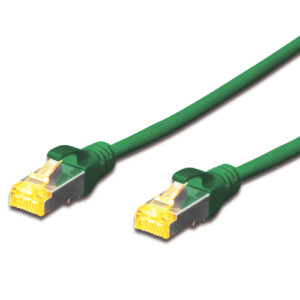 1.5M CAT.6a 10Gb S-FTP LSZH PATCH CABLE - GREEN