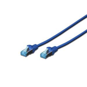 0.25M CAT 5e SHIELDED PATCH CABLE - BLUE