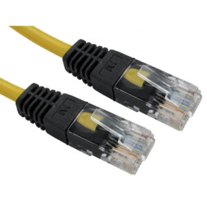 1M CAT.5e UTP CROSSOVER PATCH CABLE - YELLOW
