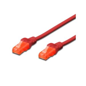 1M CAT.6 UTP LSZH PATCH CABLE - RED