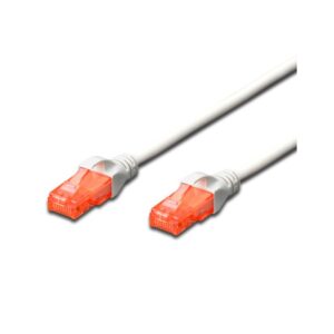 0.25M CAT.6 UTP LSZH PATCH CABLE - WHITE