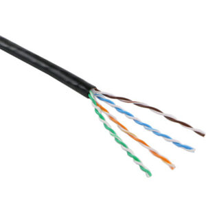 CAT.6 F-UTP PE EXTERNAL INSTALLATION CABLE (305M BOX)- BLACK