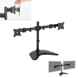 DIGITUS 15-27 INCH DUAL VESA MONITOR STAND -3 WAY ADJUSTABLE